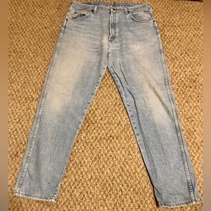 Vintage Mens Wrangler Jeans USA Premium Quality Reg Fit Tag 36x32.
